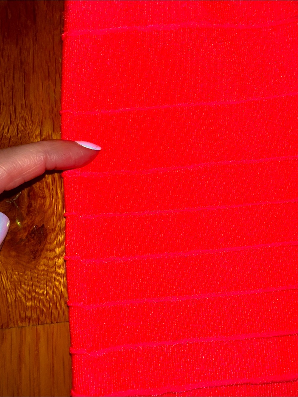 Bebe Sleeveless Bodycon Dress in Hot Coral - Picture 9 of 10